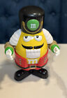 M&M Nutcracker " Holiday Yellow and Red Limited Edition" Candy or Nut Dispenser