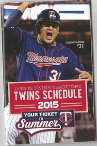 Minnesota Twins 2015 SCHEDULE - Oswaldo Arcia - Picture 1 of 1