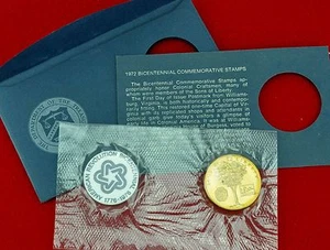 USA 1972 BICENTENNIAL FIRST DAY COVER with Medals George Washington (A)(BI#BX48) - Picture 1 of 3