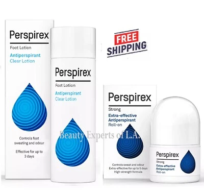 DUO Perspirex антиперспирант лосьон для рук и ног 100 мл и сильный рулон 20 мл - Изображение 1 из 4