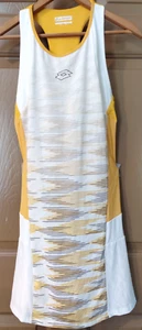 NUEVO Vestido Tenis Mujer Damas Lotto Talla S Blanco Amarillo Gris - Imagen 1 de 9