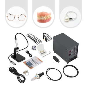 Jewelry Spot Welding Machine, 110V 60HZ Pulse Argon Arc Permanent Jewelry Welder - Picture 1 of 18