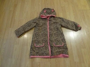 Mädchen Größe 10 Leopard & rosa Regenmantel/Jacke von Gymboree - Bild 1 von 6