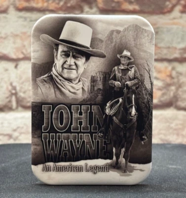 John Wayne - Legend - Refrigerator / Toolbox Magnet - All American Man Cave