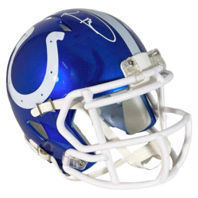 Mini casco de fútbol americano firmado por Robert Mathis Indianapolis Colts Flash (JSA) Foto 1 de 3