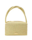 Cultgaia Women's Gold Plastic Top Handle Bag In Metallic | Gold