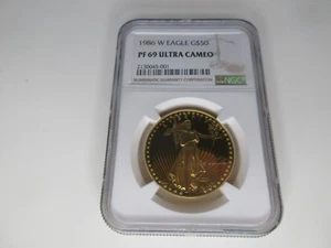 1986 W Eagle G$50 NGC PR 69 Ultra Cameo - Picture 1 of 4