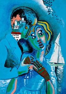 Francis Picabia - Idyll Psychedelic (1925-27) Signed - 17" x 22" Fine Art Print - Picture 1 of 1