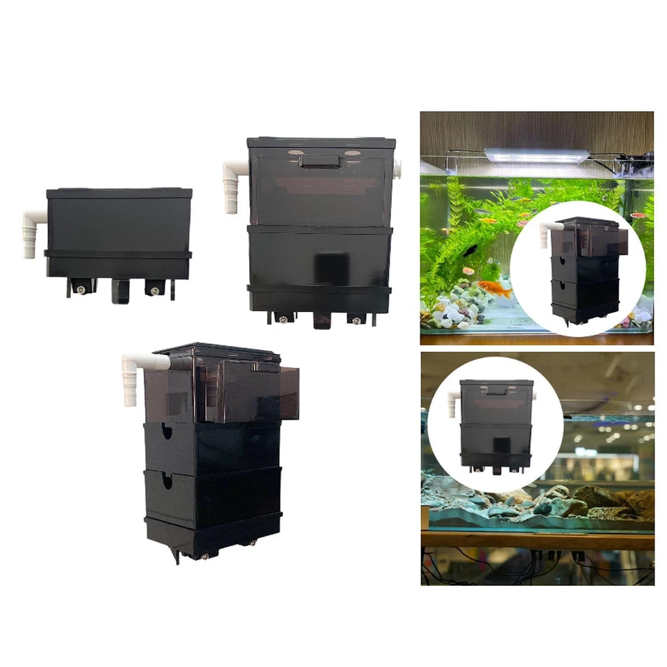 Overflow Box for Aquariums Increase Water Flow Silent Drawer Filter Box Aquarium - Image 1 of 1