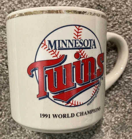 Minnesota Twins World Champions 1991 Coffee Mug Vintage Kirby Puckett Clean Cover