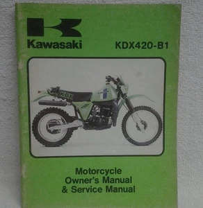 Kawasaki KDX420-B1 Owners maintenance manual 1981 - Picture 1 of 1