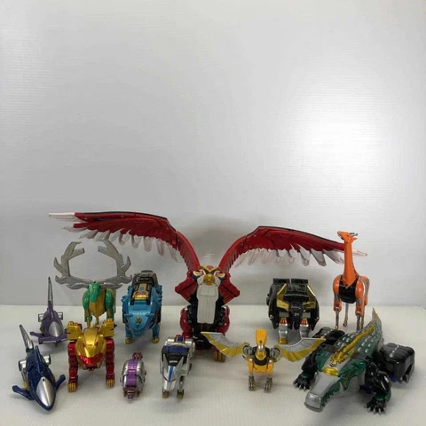 Power Rangers wild Force Gaoranger zord Megazord Power Animal 12pcs Set Cover