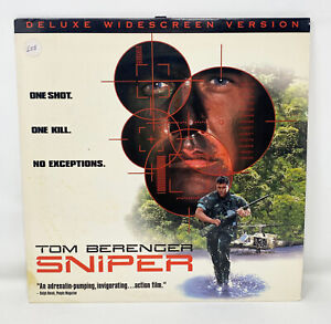 Sniper Widescreen Laserdisc 70756 LD Tom Berenger LD WS Laser Disc Billy Zane