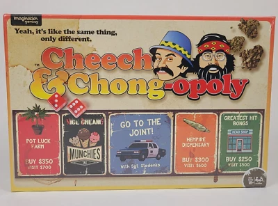 Cheech and Chong Opoly Board Game Adult 18+ Stoner 420 Humor Brand New Sealed - Image 1 of 4
