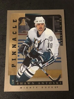 1996-97 Pinnacle Be A Player Silver Auto Shawn Antoski #120 Auto - Image 1 of 2