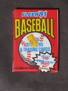 1991 UNOPENED FLEER WAX PACK MANY PACKS AVAILABLE .25 for ea. add pack READ - Picture 1 of 1