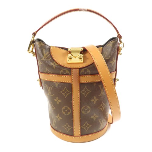 LOUIS VUITTON（LV） Borsa a tracolla Louis Vuitton LV GHW Duffle 2 vie borsa a mano M43587 monogramma marrone