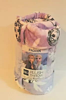 The Big One Disney Frozen Anna Elsa & Olaf Plush Fleece Throw Blanket 5x6 feet - Image 1 of 2