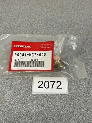 НОВЫЙ БОЛТ СЛИВНОЙ ВИЛКИ HONDA CB1000 CBR1000F CX500T CVX650T 1500 GOLDWING VALKYRIE - Изображение 1 из 3