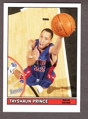 2005-06 TOPPS BAZOOKA TAYSHAUN PRINCE CARD #81 **NM-MT** DETROIT PISTONS - Image 1 of 2