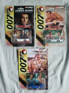 Corgi James Bond 007 Lot 3 Autos Aston Martin Dr No Thunderball Only Live Twice - Bild 1 von 9