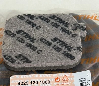 FILTRO DE AIRE STIHL OEM 4229 120 1800 BG45/85 SH55 SH85 D C KAT BG55 BG46 BG45 Foto 1 de 3