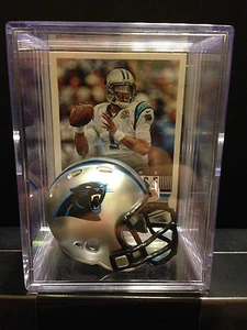 CAROLINA PANTHERS NFL Players Mini Helmet Shadowbox w/ card - Picture 1 of 14