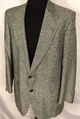 John Alexander 100%  Silk Men's Size 42 L Premium Sport Coat Jacket Made in USA - Image 1 of 4