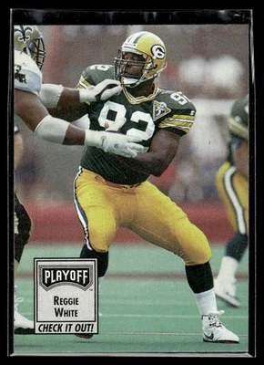 1993 Playoff Contenders Reggie White Green Bay Packers #150 - Image 1 of 2