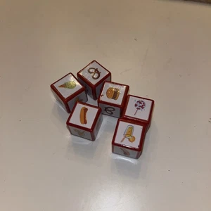 Balloon Lagoon 6 Snack Dice 2004 Replacement Pieces Parts - Picture 1 of 1