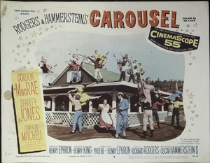 Karussell Lobby Card #8 1956 Rodgers & Hammerstein, tanzt auf Haus! - Bild 1 von 1