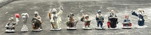 Vintage 1980s Hand Painted Metal Fantasy Miniatures Lot 28mm D&D Adventurers - Bild 1 von 11