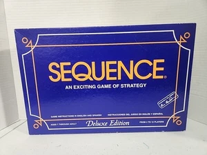 Sequence Deluxe Edition Strategy Board Game - 100% Complete - Read! 1995 - Picture 1 of 9