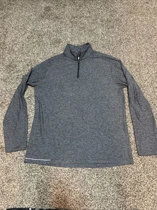 Lululemon Surge Warm 1/2 Zip Men’s XLarge Pullover Heathered Gray Run Lift Jog - Picture 1 of 7