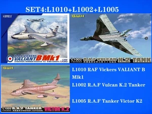 G.W.H RAF Vickers VALIANT B Mlk1 & R.A.F Vulcan K2 Tanker & RAF Tanker Victor K2 - Picture 1 of 4