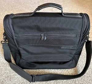 BRIGGS & RILEY Black Nylon Carry On Cabin Bag 14X12X6 - Picture 1 of 12