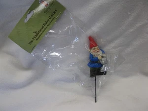 Miniature Garden Watering Can Gnome with Stake - Picture 1 of 4