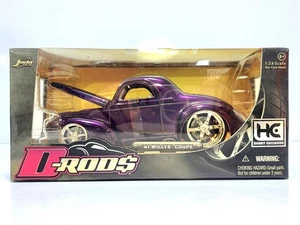 JADA D-RODS 1940 FORD PURPLE 1:24 HE HOBBY EXCLUSIVE DIECAST MODEL CAR - Picture 1 of 6