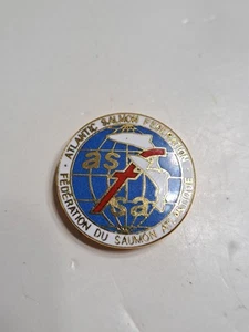 Atlantic Salmon Federation Circle Pin - Picture 1 of 8