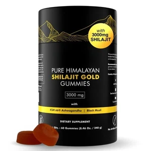 Root Labs Shilajit Gummies: 3000mg mit Ashwagandha & Mineralstoffen. - Bild 1 von 12