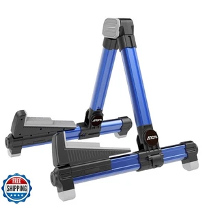 Gitarrenständer - Faltbarer Aluminium Bodenständer verstellbar für alle Arten von Gitarren - Bild 1 von 5