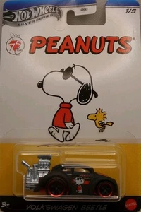 Hot Wheels Silver Series Volkswagen Beetle Peanuts 1/5 2025 JCB81-4B10 SNOOPY - Imagen 1 de 7