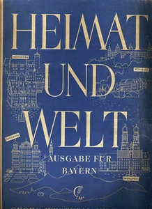 Deutschland Atlas 1954 BRD Bayern Rarität Sammler Weltmeisterjahr - Imagen 1 de 1