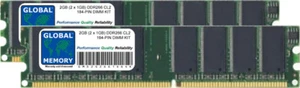 2GB (2 x 1GB) DDR 266MHz PC2100 184-PIN DIMM MEMORY RAM KIT FOR DESKTOPS/PCS - Picture 1 of 1