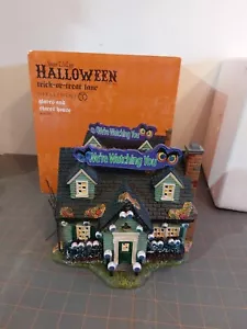 Casa globo ocular Dept 56 Halloween Village deslumbramientos y miradas *Falta 1 iris de ojo - Imagen 1 de 12