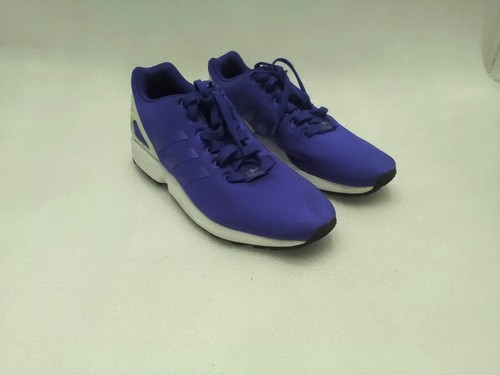 SCARPE DA GINNASTICA ADIDAS ZX FLUX UK TAGLIA 7 COLORE VIOLA IN BUONE CONDIZIONI