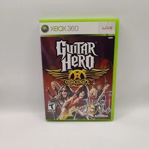 Guitar Hero: Aerosmith Xbox 360 (Microsoft Xbox 360, 2008) CIB w/ Manuals - Foto 1 di 7