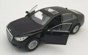 BLITZ VERSAND Hyundai Genesis G90 schwarz black Welly Modell Auto 1:34 NEU OVP - Bild 1 von 2