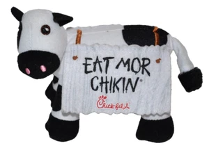 2017 Chick Fil A Cow Plush Eat Mor Chikin  Cute stocking stuffer - Picture 1 of 7