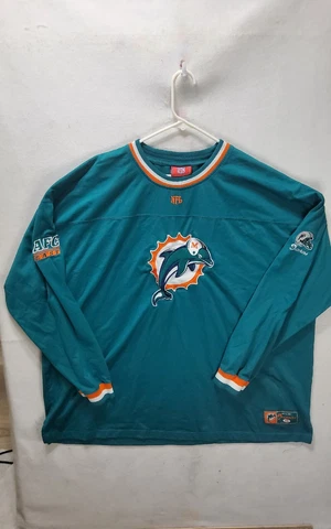 Vintage Miami Dolphins Sweatshirt Men's 4XL Reebok Cover
